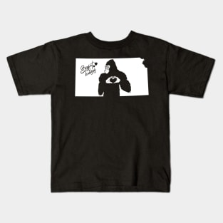 Kansas Bigfoot Kids T-Shirt